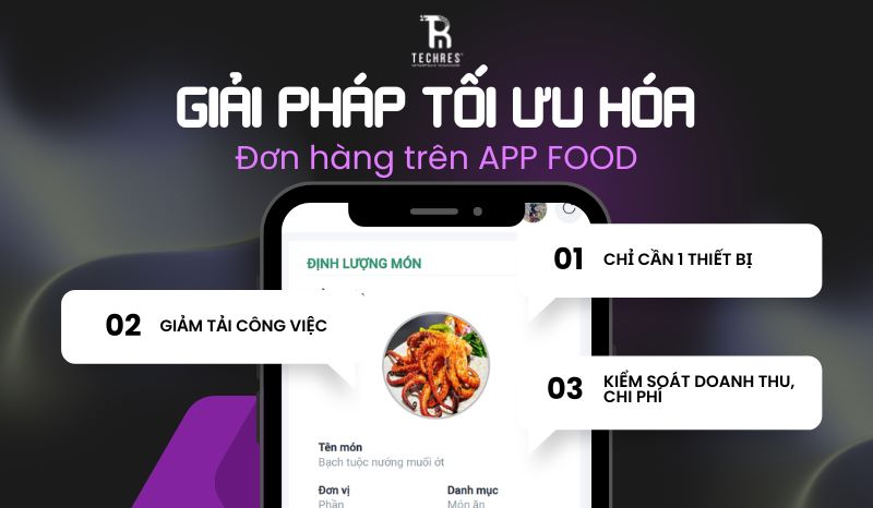 Giải Pháp Tối Ưu Hóa Quản Lý Đơn Hàng Trên App Food